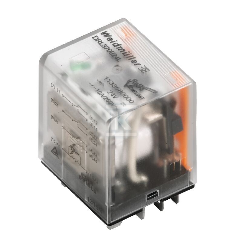 Miniaturowy przekaźnik mocy, 12 V DC, - 2765210000