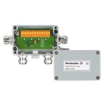 Dystrybutor magistrali Bus, 2-krotny rozdzielacz, Podstawowy materiał obudowy: aluminium, AISi12, Aluminium, Profibus-PA, Foundation Fieldbus, FBCON PA CG 2WAY