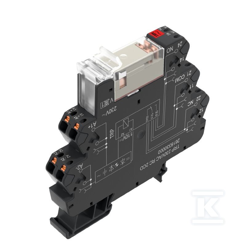 Moduł przekaźnikowy, 230 V AC ±5 %, - 2618500000