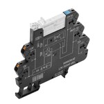 Moduł przekaźnikowy, 24 V DC ±20 %, Zielona dioda LED, 1 zestyk zwierny (AgNi), 250 V AC, 6 A, PUSH IN, TRP 24VDC ACT