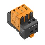 Ogranicznik przepięć AC (typ 2), Napięcie sieciowe: 400 V / 690 V, Sieć niskiego napięcia: TN-C, IT bez N, Liczba biegunów: 3, VPU AC II 3 480/50