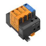 Ogranicznik przepięć AC (typ 2), Napięcie sieciowe: 230 V / 400 V, Sieć niskiego napięcia: TN-C-S, TN-S, TT, IT z N, IT bez N, Liczba biegunów: 4, VPU AC II 3+1 R 300/50 Y