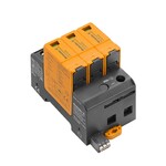Ogranicznik przepięć AC (typ 2), Napięcie sieciowe: 277 V / 480 V, Sieć niskiego napięcia: TN-C, Liczba biegunów: 3, VPU AC II US 3 R 400/50