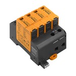 Ogranicznik przepięć AC (typ 2), Napięcie sieciowe: 120 V / 240 V, Sieć niskiego napięcia: TN-C-S, TN-S, Liczba biegunów: 4, VPU AC II 4 R 150/50
