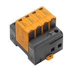 Ogranicznik przepięć AC (typ 2), Napięcie sieciowe: 120 V / 240 V, Sieć niskiego napięcia: TN-C-S, TN-S, Liczba biegunów: 4, VPU AC II US 4 120/50