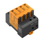 Ogranicznik przepięć AC (typ 2), Napięcie sieciowe: 120 V / 240 V, Sieć niskiego napięcia: TN-C-S, TN-S, Liczba biegunów: 4, VPU AC II 4 150/50