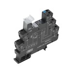 Podstawa przekaźnika, IP20, 24 V UC ±10 %, Prostownik, 2 zestyk przełączny, 10 A, złącze śrubowe, TRS 24VUC 2CO EMPTY