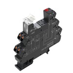 Podstawa przekaźnika, IP20, 120 V AC ±10 %, Prostownik, Człon RC, 2 zestyk przełączny, 10 A, PUSH IN, TRP 120VAC RC 2CO EMPTY