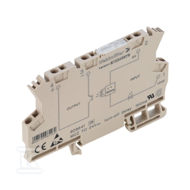 Przekaźnik czasowy, 24 V DC ±10 %, 1 - 8286410000