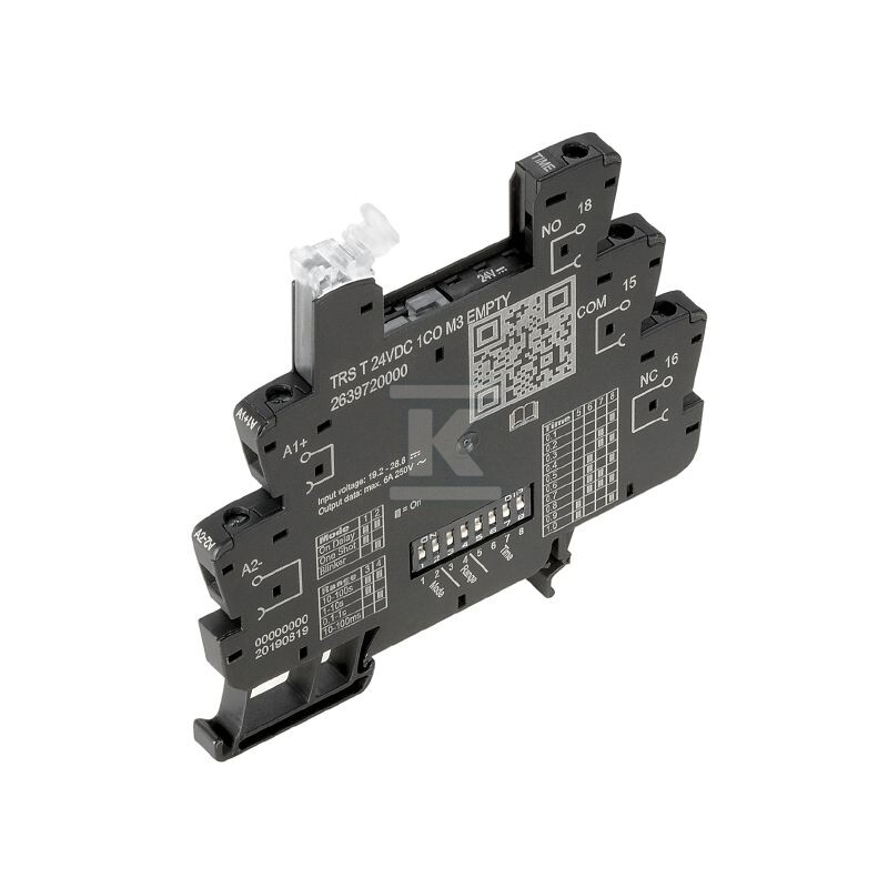 Podstawa przekaźnika, IP20, 24 V DC ±20 - 2639720000