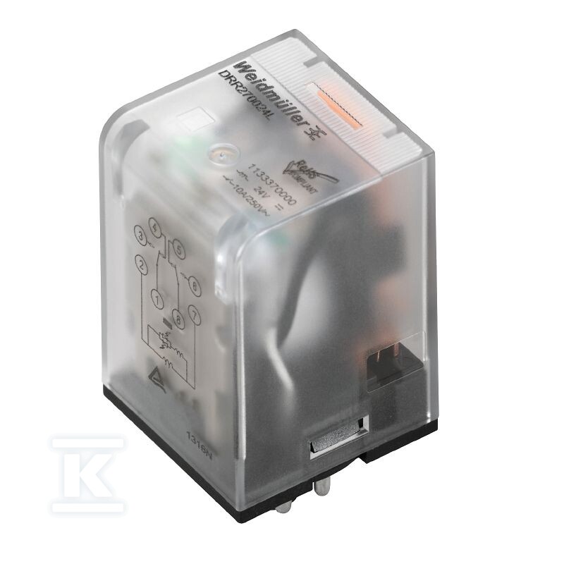 Przekaźnik przemysłowy, 24 V DC, - 2765020000