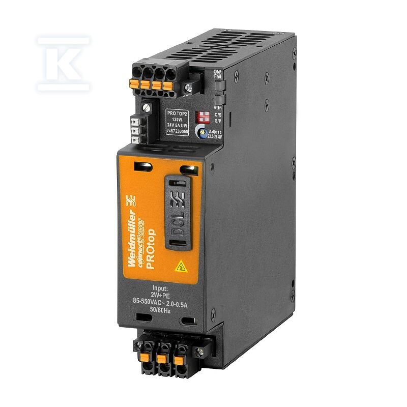 Zasilacz, 120 W, 5 A @ 60 °C, PRO TOP2 - 2467230000