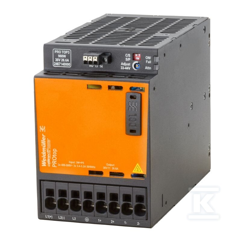 Zasilacz, 960 W, 26.6 A @ 60 °C, PRO - 2467140000