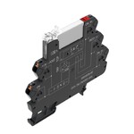 Moduł przekaźnikowy, 120 V AC ±10 %, Zielona dioda LED, 1 zestyk przełączny (AgNi), 250 V AC, 6 A, PUSH IN, TRP 120VAC RC 1CO
