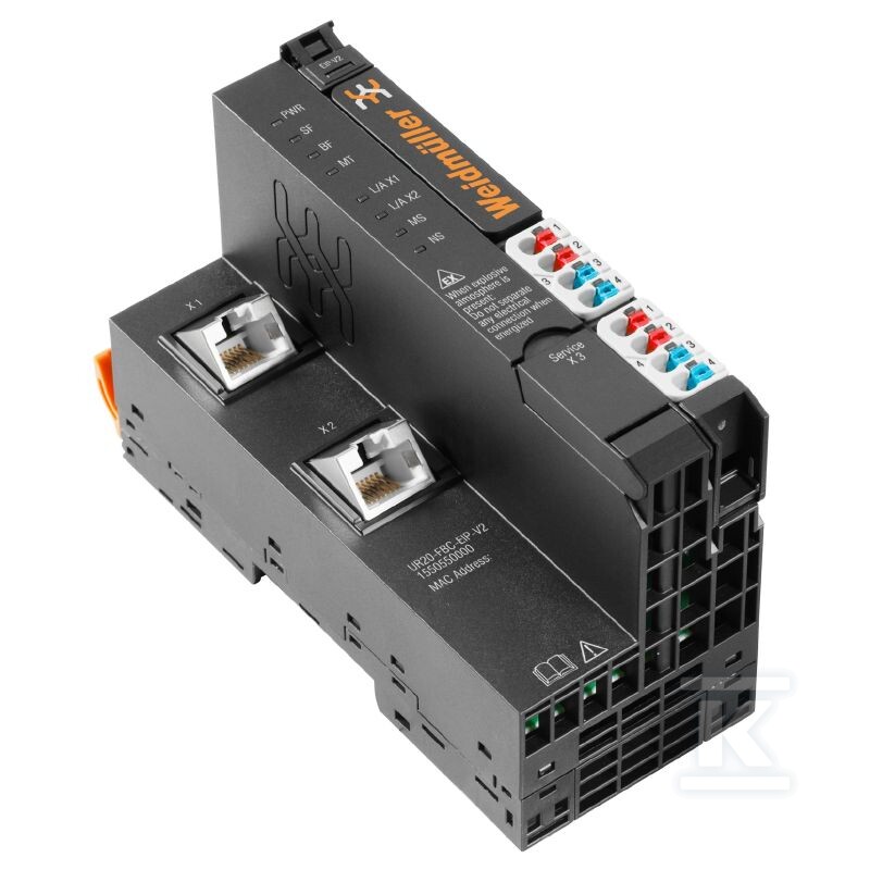 Sprzęgacz magistrali (I/O), PUSH IN, - 1550550000