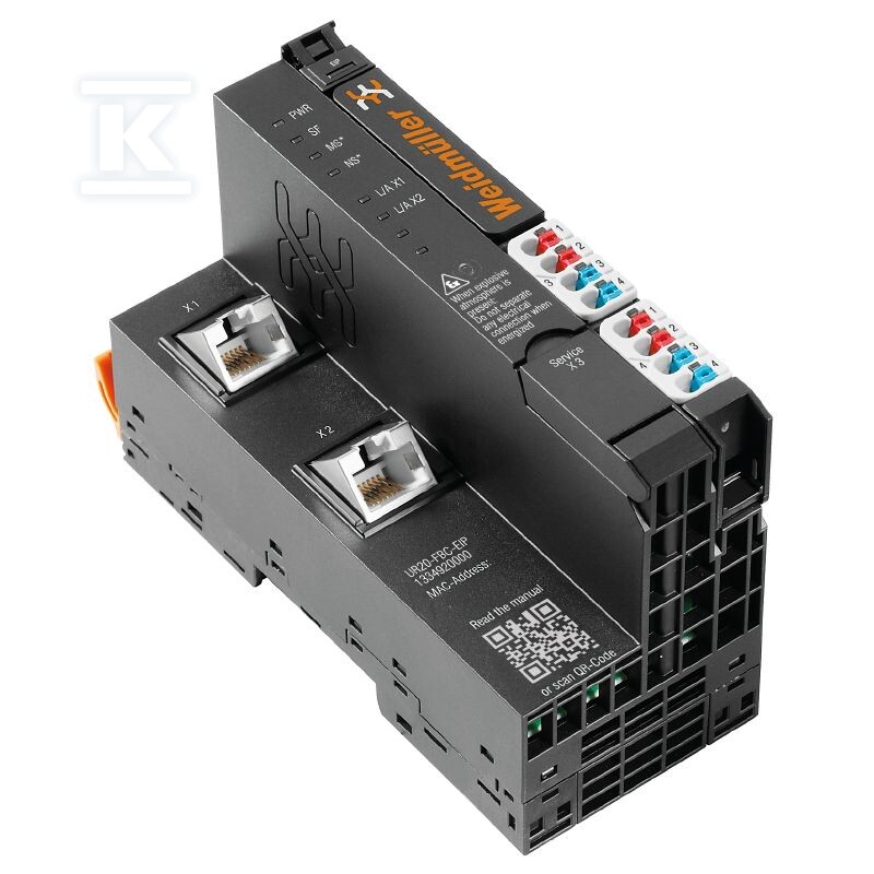 Sprzęgacz magistrali (I/O), PUSH IN, - 1334920000