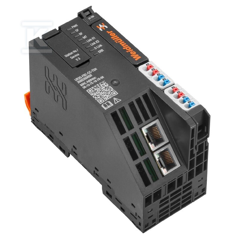 Sprzęgacz magistrali (I/O), PUSH IN, - 2680260000