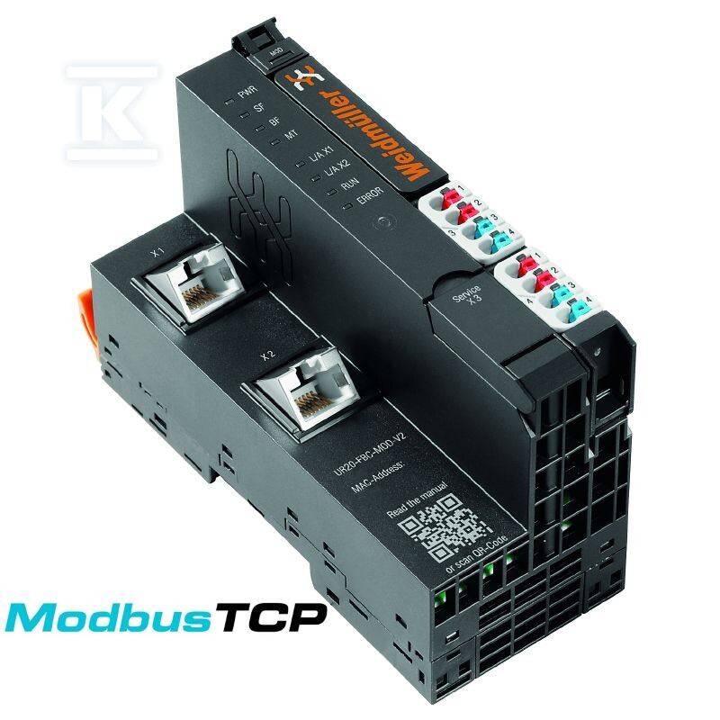 Sprzęgacz magistrali (I/O), PUSH IN, - 2476450000