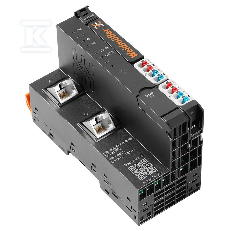 Sprzęgacz magistrali (I/O), PUSH IN, - 2661310000