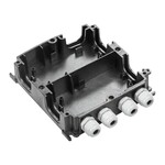 Obudowa z tworzywa sztucznego, FieldPower®, 223 x 181 x 42 mm, Poliwęglan, wzmocniony włóknem szklanym, nieobrobiony, czarny, BG GH 10P 4XVG PT6