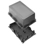 Obudowa z tworzywa sztucznego, FieldPower®, 284 x 196 x 155 mm, Poliwęglan, wzmocniony włóknem szklanym, nieobrobiony, czarny, FP ENC BSBS 155 3M