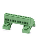 Wtyk szyny DIN UMSTBHK 2,5/10-G, 10-biegunowy, raster 5 mm, 12 A, 320 V, zielony