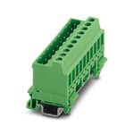 Wtyk szyny DIN MSTBVK 2,5/10-G, 10-biegunowy, raster 5,08 mm, 12 A, 320 V, zielony