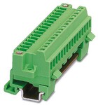 Wtyk szyny DIN MCVK 1,5/12-GF, 12-biegunowy, raster 3,81 mm, 8 A, 160 V, zielony