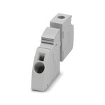 Zacisk przelotowy Push-in, 1-biegunowy, 76 A, 1,5–16 mm2, raster 12 mm, szary