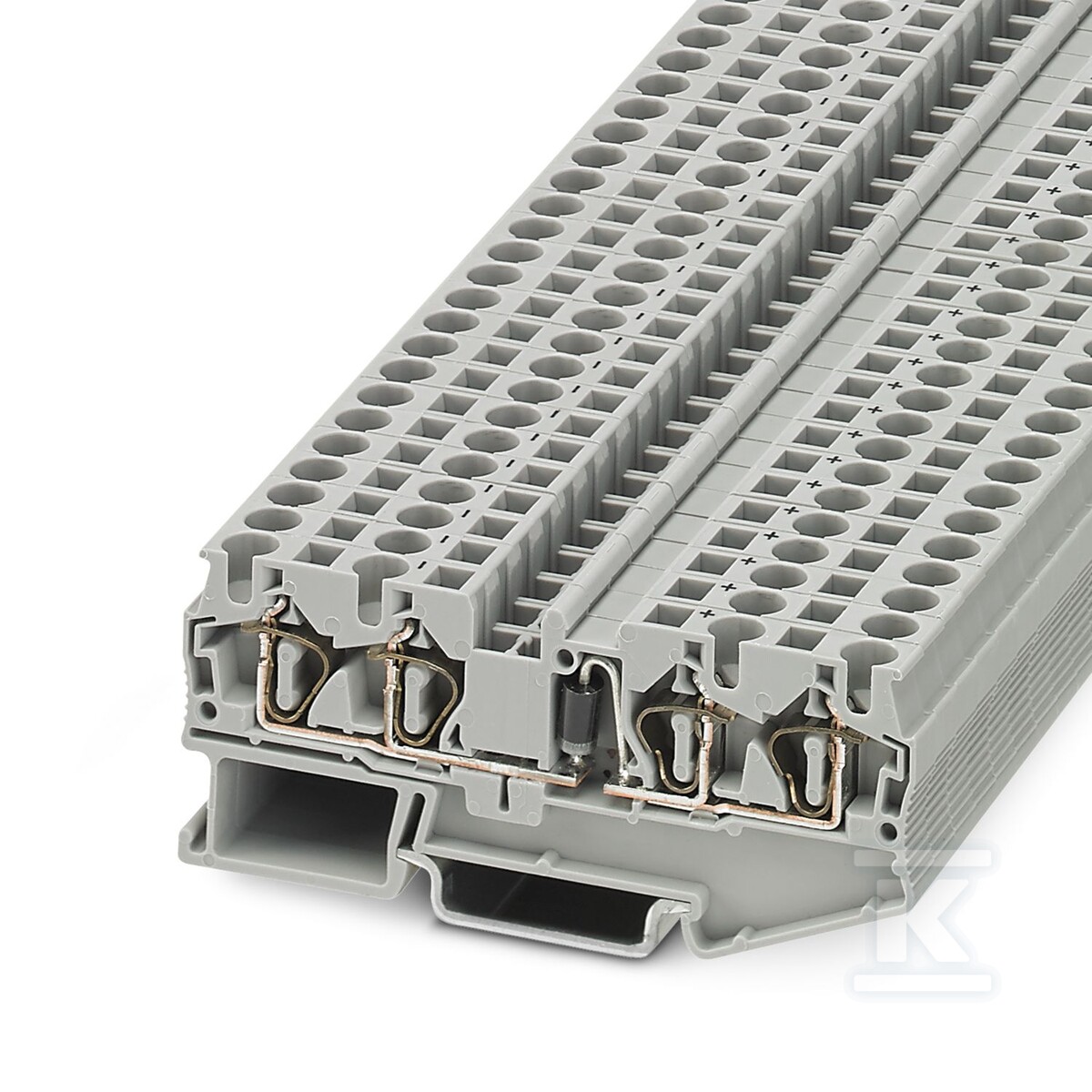 Złączka szynowa z diodą 1N5408, - 3037795