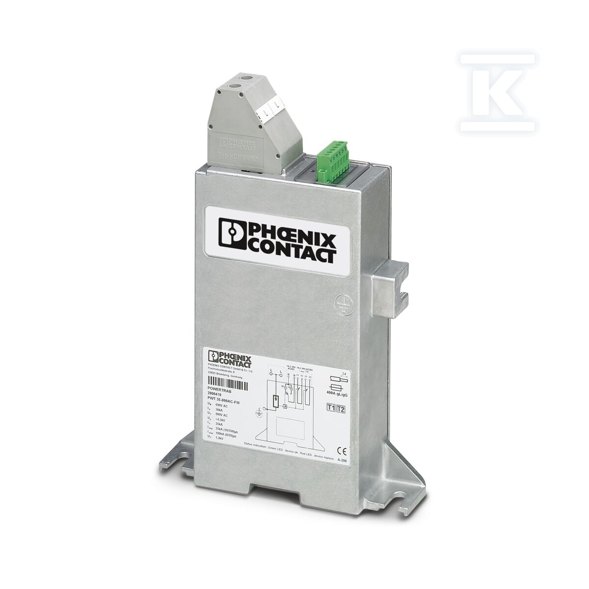 Odgromniki/ochronniki przepięciowe, wg - 2800419