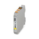 Dowolnie programowalny przetwornik temperaturowy z wyjściem analogowym i 1 przekaźnikami wartości granicznych, termometry rezystancyjne w technice 2-, 3-, lub 4-przewodowej, termopary, zasilacz szerokozakresowy. Konfiguracja standardowa, Izolacja 4-drożna, Safety Integrity Level (SIL, IEC 61508): 2, Performance Level (ISO 13849-1): d, Systematic Capability: 2, zaciski Push-in