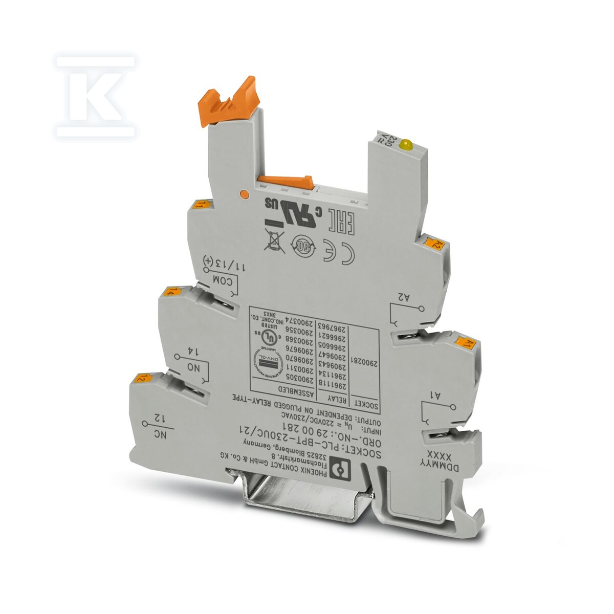 Złączka gniazdowa PLC 6,2 mm z - 2900281