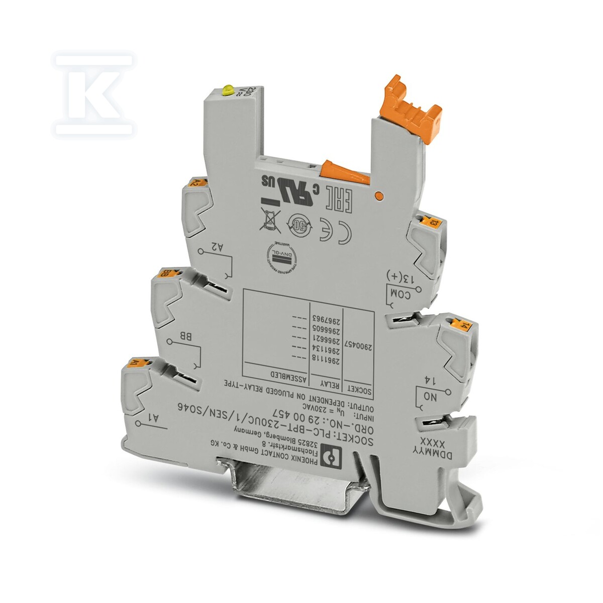 Złączka gniazdowa PLC 6,2 mm - 2900457