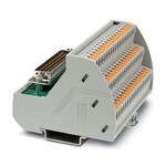 Moduł VARIOFACE, z przyłączami wciskowymi i z miniaturową listwą kołkową D-SUB, do montażu na szynach nośnych NS 35, liczba biegunów: 50
