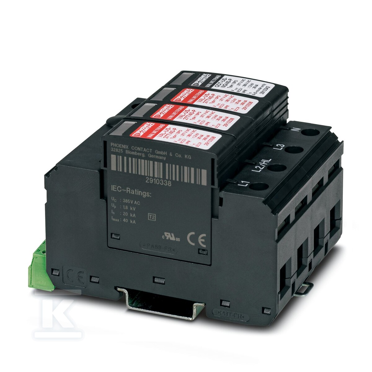 Ogranicznik przepięć, z certyfikatem UL - 2910367
