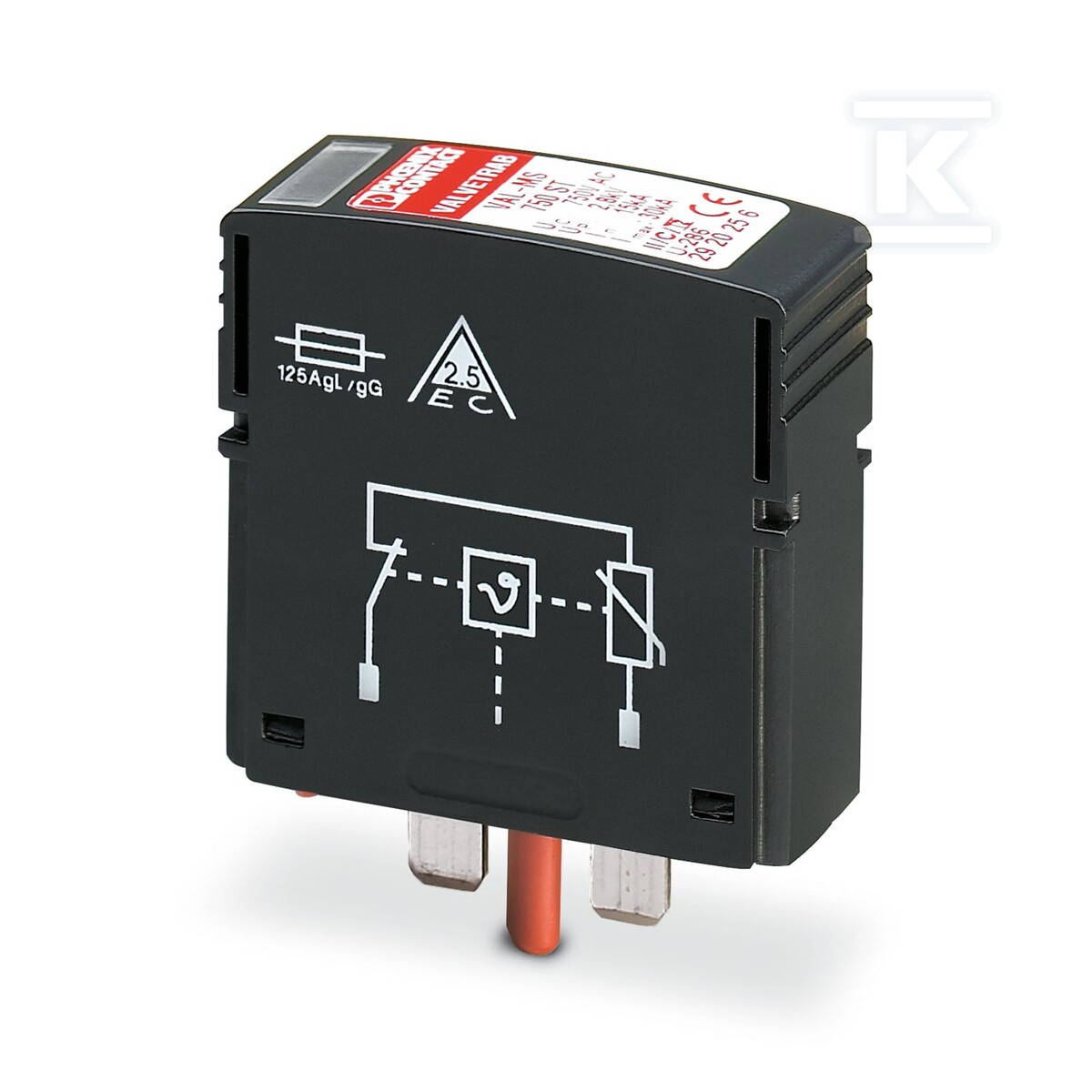 Wtyk ochrony ogranicznika typu 2, z - 2920256