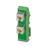 Panel krosowniczy, mała szerokość, rozszerzony zakres temperatur, dwa złącza żeńskie RJ45, połączenie 1:1, pełne ekranowanie, CAT5, 10/100 MB/s, adapter na szynę DIN, IP20