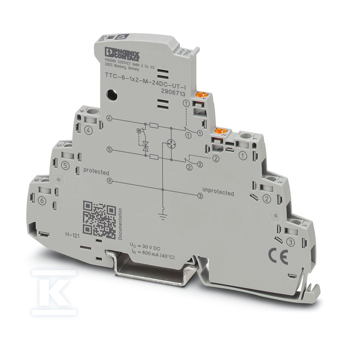 Ochrona przed przepięciami z wbudowanym - 2906713