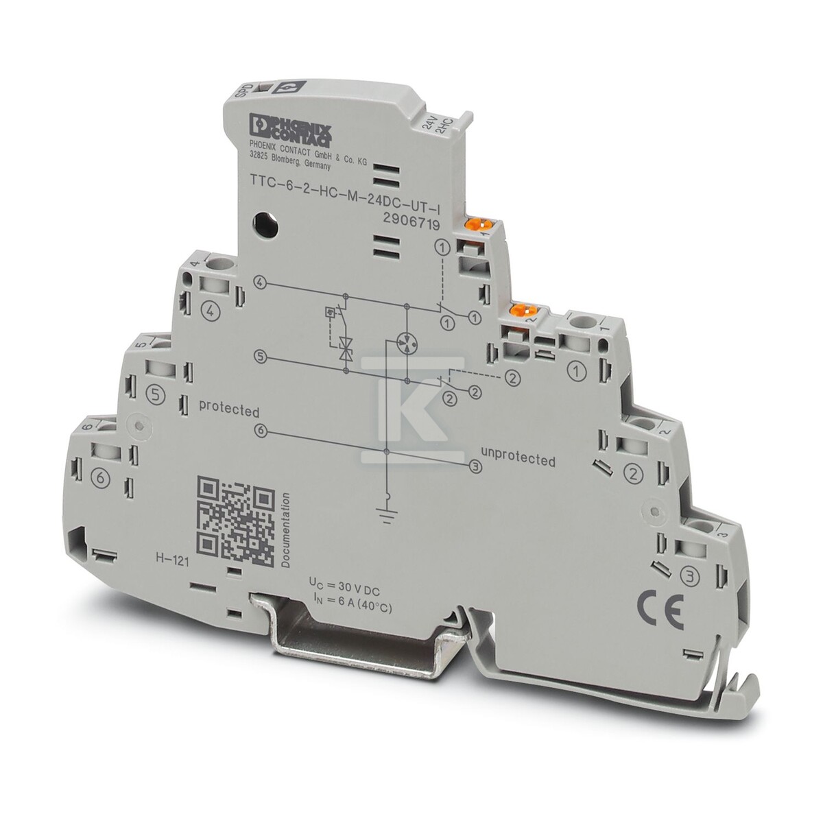 Ochrona przed przepięciami z wbudowanym - 2906719
