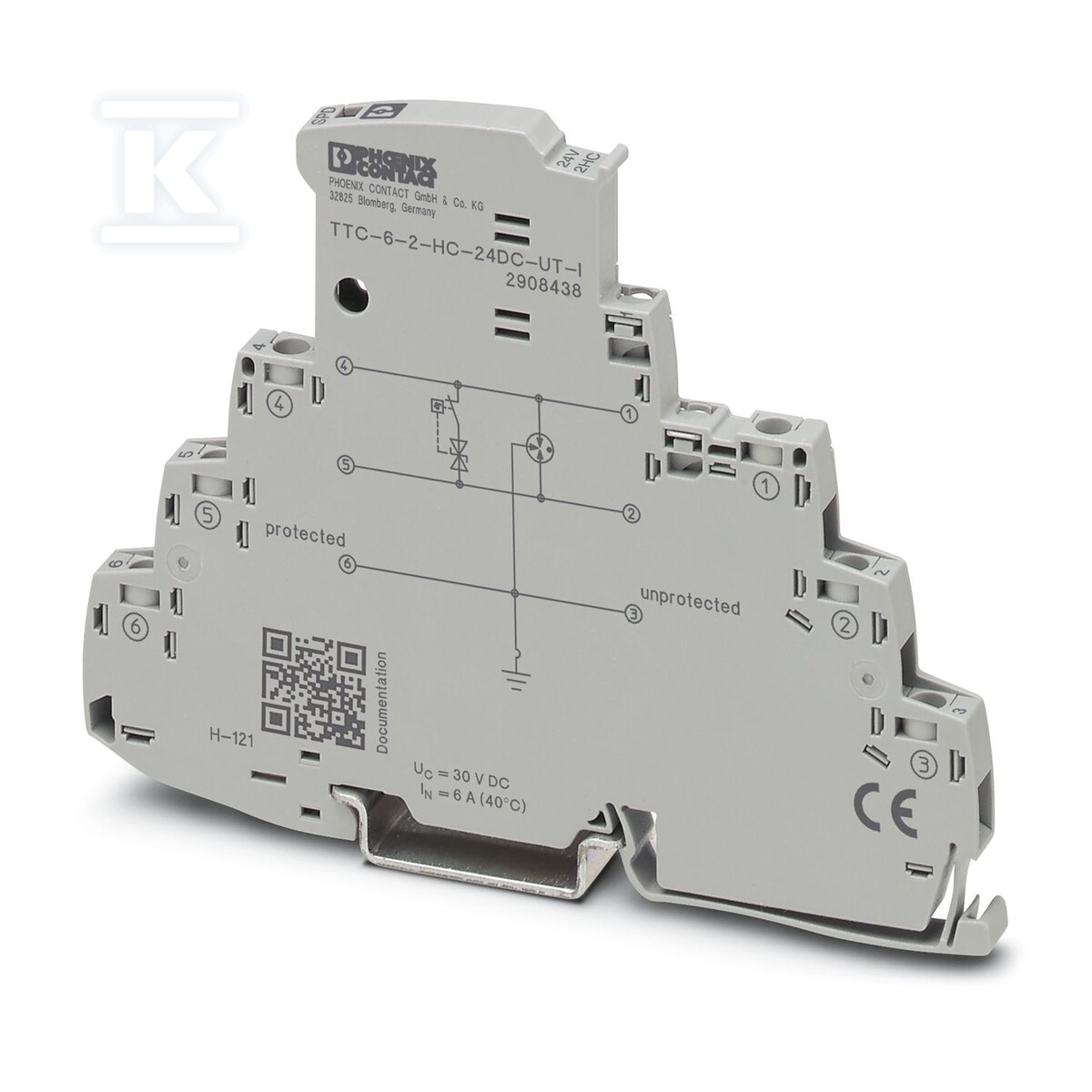 Ochrona przed przepięciami z wbudowanym - 2908438