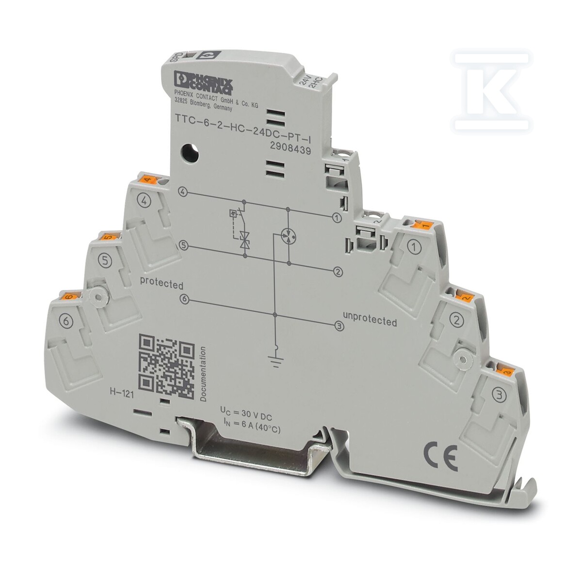 Ochrona przed przepięciami z wbudowanym - 2908439