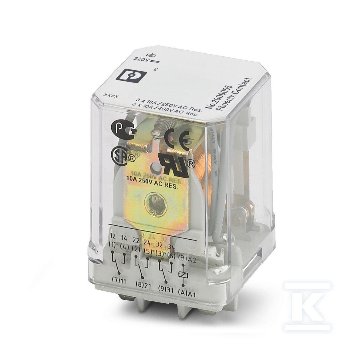 Wtykane przekaźniki wysokiej mocy z - 2909055