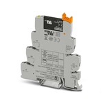 Interfejs PLC, funkcja wejściowa, przekaźnik półprzewodnikowy, 1 N/O, wejście 120 V AC / 110 V DC, wyjście 3–48 V DC / 100 mA, zaciski śrubowe, NS 35/7,5
