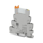 Interfejs PLC, przekaźnik miniaturowy ze złoconym zestykiem wielowarstwowym, 1 styk przełączny, 220 V DC, zaciski śrubowe, NS 35/7,5