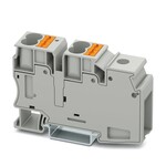 Zbiorcze złącze potencjałów Push-in/śrubowe, 10 mm2 / 35 mm2, 57 A, 1000 V, szyna NS 35, szare