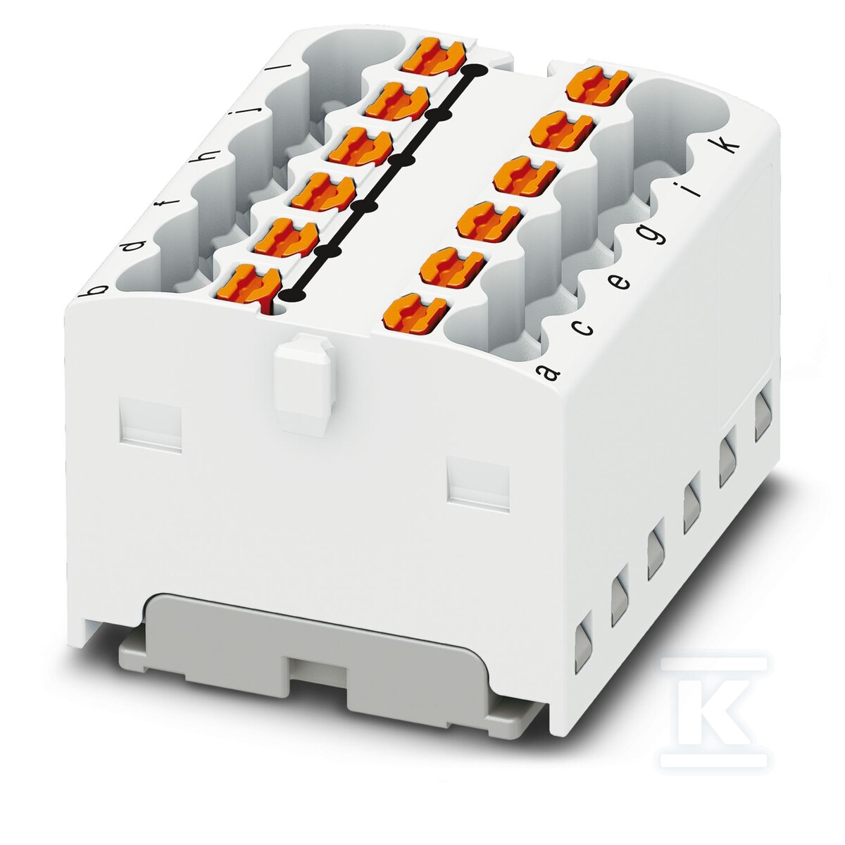 Blok rozdzielczy, Push-in, 450 V / 17,5 - 3002779