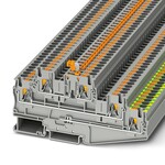 Złączka odłącznikowa Push-in, 4 mm2, 30 A, 500 V, szyna NS 35, szara