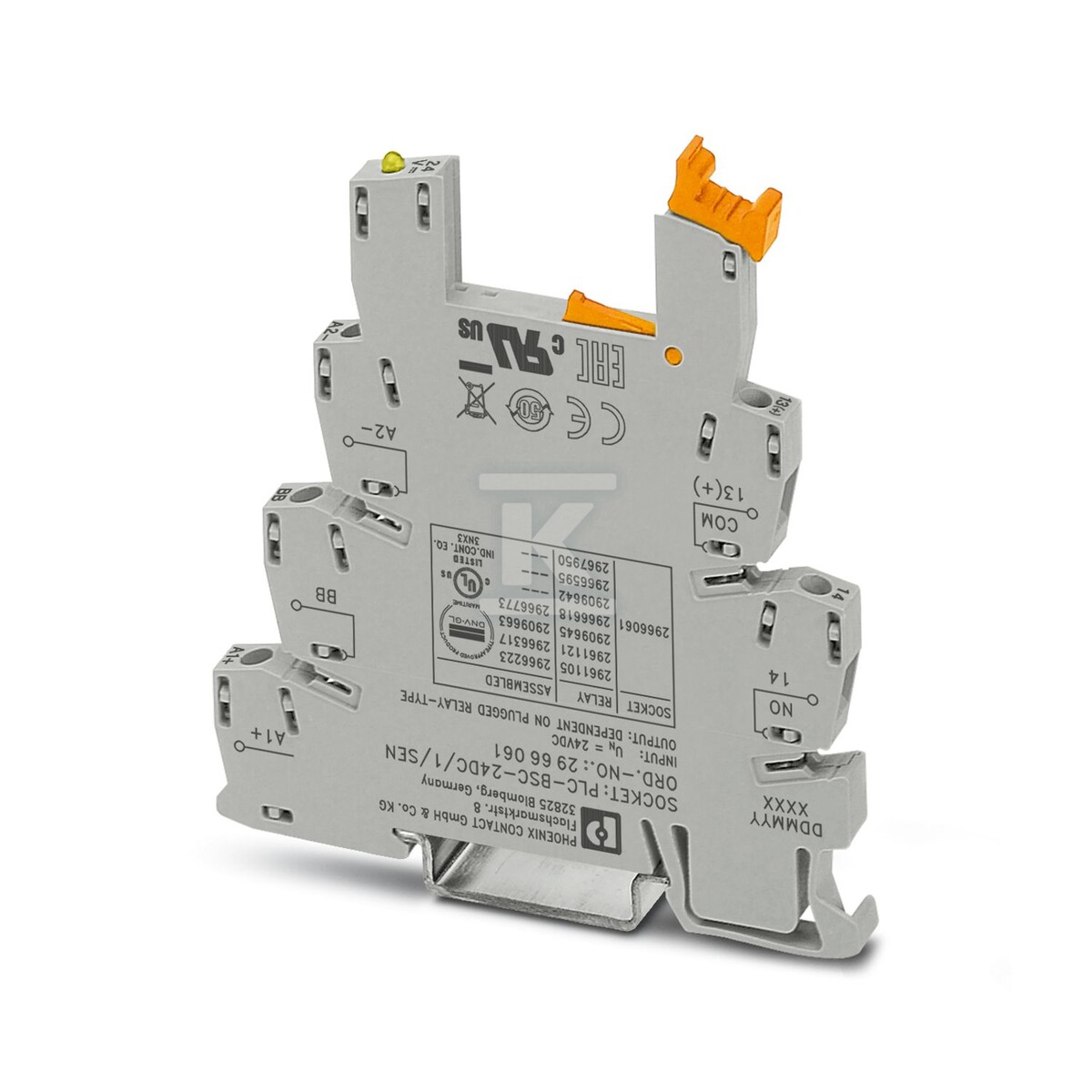 Złączka gniazdowa PLC 6,2 mm dla - 2966061