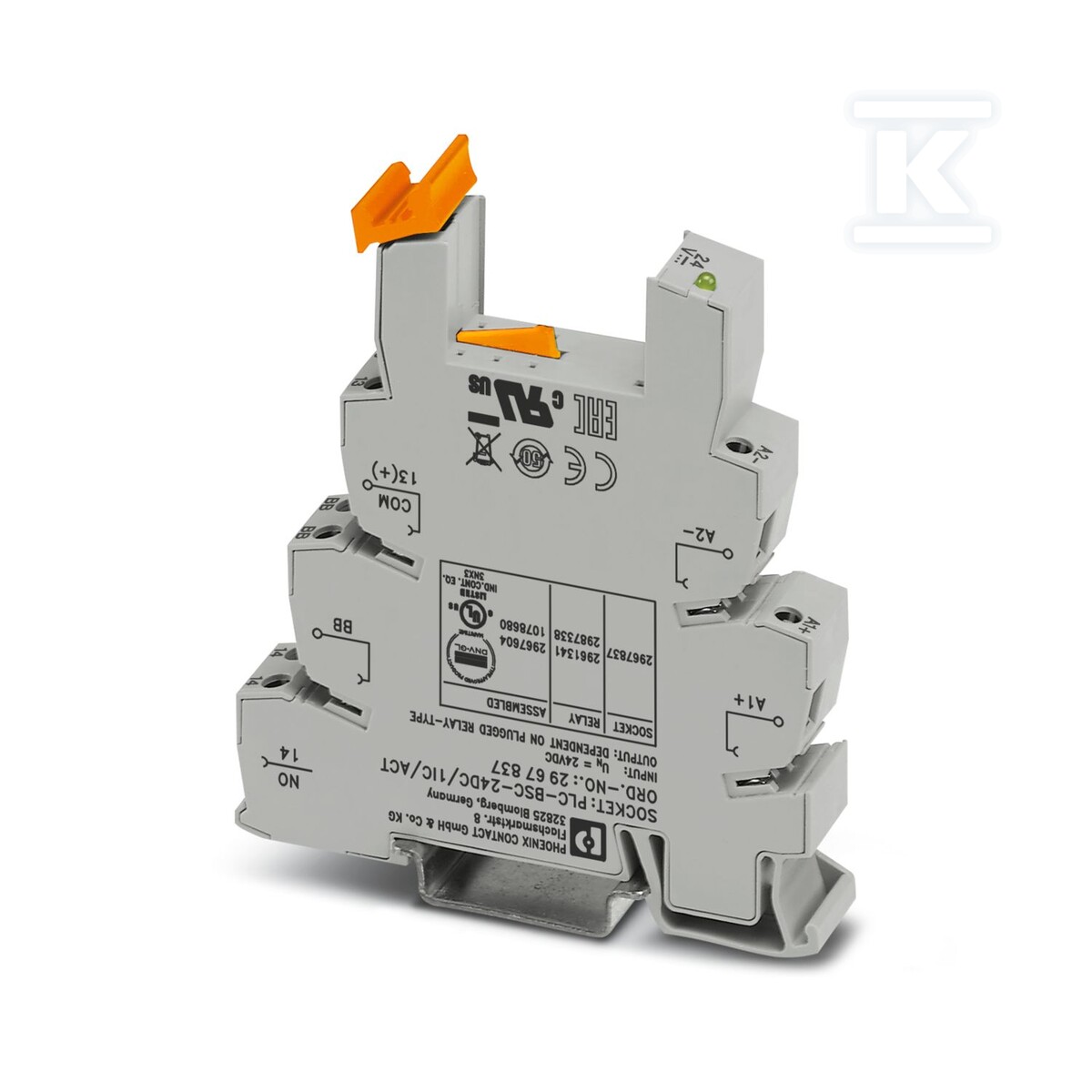 Złączka gniazdowa PLC 14 mm do wysokich - 2967837